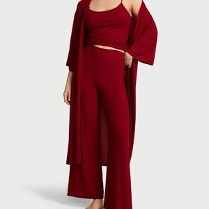 3 piece Victoria's Secret red burgundy set